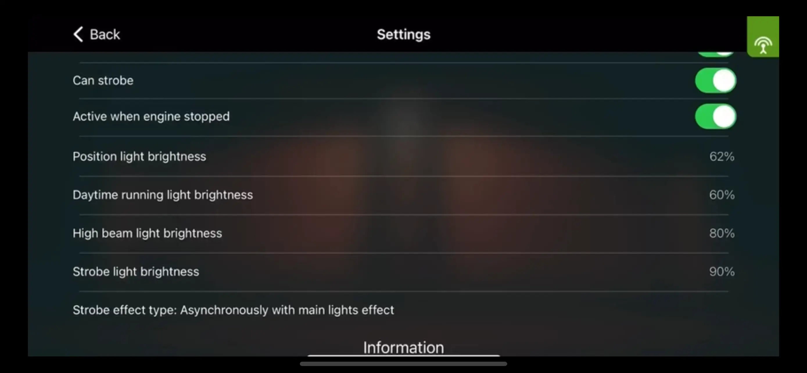 MB G class Light Effects Module